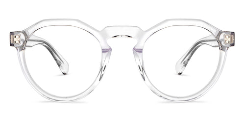 Transparent Hexagonal Full Rim Unisex Eyeglasses by John Jacobs-150652