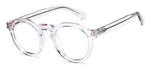 Transparent Hexagonal Full Rim Unisex Eyeglasses by John Jacobs-150652