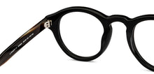 Load image into Gallery viewer, Black Round Full Rim Unisex Eyeglasses by John Jacobs-150664