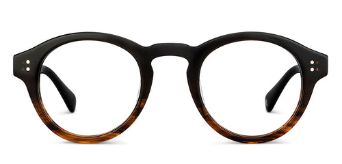 Black Round Full Rim Unisex Eyeglasses by John Jacobs-150665