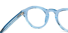 Load image into Gallery viewer, Blue Round Full Rim Unisex Eyeglasses by John Jacobs-150666