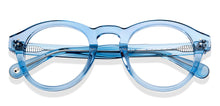 Load image into Gallery viewer, Blue Round Full Rim Unisex Eyeglasses by John Jacobs-150666
