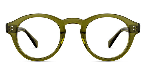 Green Round Full Rim Unisex Eyeglasses by John Jacobs-150667