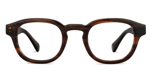Brown Wayfarer Full Rim Unisex Eyeglasses by John Jacobs-150668