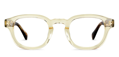 Yellow Wayfarer Full Rim Unisex Eyeglasses by John Jacobs-150669