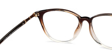 Load image into Gallery viewer, Brown Cat Eye Full Rim Unisex Eyeglasses by Lenskart Air-150554