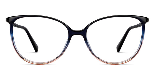 Blue Cat Eye Full Rim Unisex Eyeglasses by Lenskart Air-150570