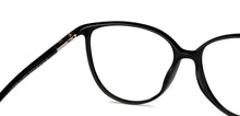 Load image into Gallery viewer, Black Cat Eye Full Rim Unisex Eyeglasses by Lenskart Air-150572