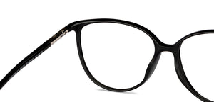 Black Cat Eye Full Rim Unisex Eyeglasses by Lenskart Air-150572