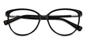 Black Cat Eye Full Rim Unisex Eyeglasses by Lenskart Air-150572