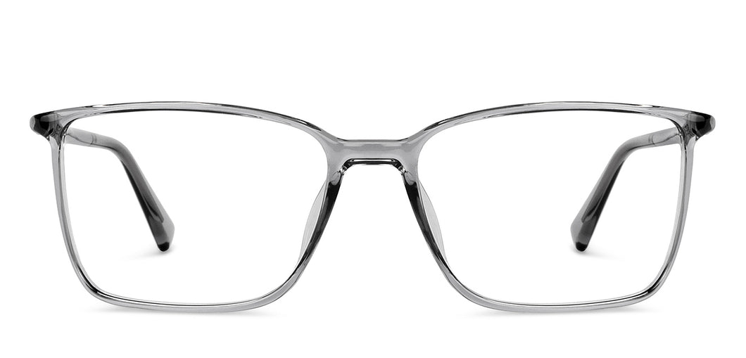 Grey Square Full Rim Unisex Eyeglasses by Lenskart Air-150581