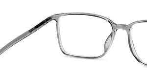 Grey Square Full Rim Unisex Eyeglasses by Lenskart Air-150581