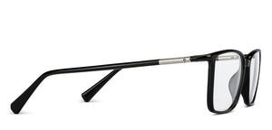 Black Square Full Rim Unisex Eyeglasses by Lenskart Air-150583