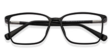 Load image into Gallery viewer, Black Square Full Rim Unisex Eyeglasses by Lenskart Air-150583