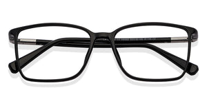 Black Square Full Rim Unisex Eyeglasses by Lenskart Air-150583