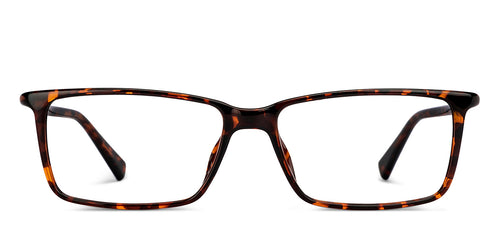 Tortoise Square Full Rim Unisex Eyeglasses by Lenskart Air-150585