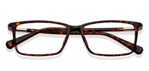 Tortoise Square Full Rim Unisex Eyeglasses by Lenskart Air-150585