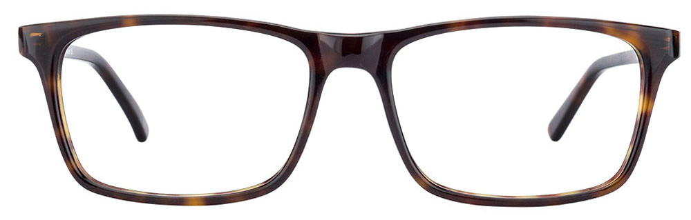 Tortoise Rectangle Full Rim Unisex Eyeglasses by Vincent Chase Online-109390