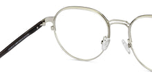 Load image into Gallery viewer, Silver Round Full Rim Unisex Eyeglasses by John Jacobs-149806