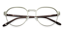 Load image into Gallery viewer, Silver Round Full Rim Unisex Eyeglasses by John Jacobs-149806