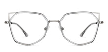 Load image into Gallery viewer, Silver Cat Eye Full Rim Unisex Eyeglasses by Lenskart Air-150549