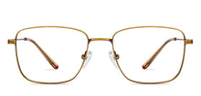 Load image into Gallery viewer, Gold Rectangle Full Rim Unisex Eyeglasses by Vincent Chase-150409