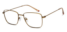 Load image into Gallery viewer, Gold Rectangle Full Rim Unisex Eyeglasses by Vincent Chase-150409