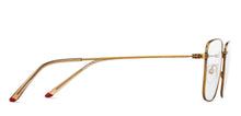 Load image into Gallery viewer, Gold Rectangle Full Rim Unisex Eyeglasses by Vincent Chase-150409
