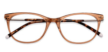 Load image into Gallery viewer, Brown Cat Eye Full Rim Women Eyeglasses by Vincent Chase-150504