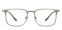 Load image into Gallery viewer, Gunmetal Square Full Rim Unisex Eyeglasses by Vincent Chase-150509
