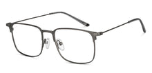 Load image into Gallery viewer, Gunmetal Square Full Rim Unisex Eyeglasses by Vincent Chase-150509