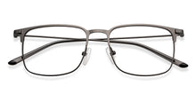 Load image into Gallery viewer, Gunmetal Square Full Rim Unisex Eyeglasses by Vincent Chase-150509