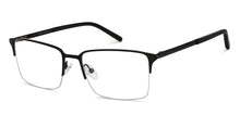 Load image into Gallery viewer, Black Rectangle Half Rim Unisex Eyeglasses by Vincent Chase-150986
