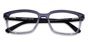 Blue Rectangle Full Rim Unisex Eyeglasses by Vincent Chase-151295