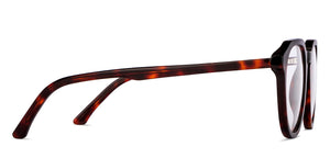Tortoise Geometric Full Rim Unisex Eyeglasses by Vincent Chase-151299