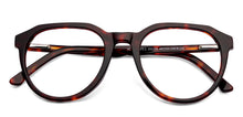 Load image into Gallery viewer, Tortoise Geometric Full Rim Unisex Eyeglasses by Vincent Chase-151299