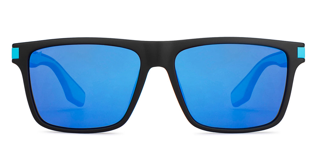 Black Wayfarer Full Rim Unisex Sunglasses by Vincent Chase Polarized-151047