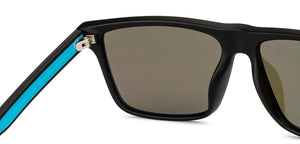 Black Wayfarer Full Rim Unisex Sunglasses by Vincent Chase Polarized-151047