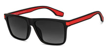 Load image into Gallery viewer, Black Wayfarer Full Rim Unisex Sunglasses by Vincent Chase Polarized-151048