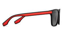 Load image into Gallery viewer, Black Wayfarer Full Rim Unisex Sunglasses by Vincent Chase Polarized-151048