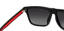 Load image into Gallery viewer, Black Wayfarer Full Rim Unisex Sunglasses by Vincent Chase Polarized-151048
