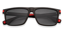 Load image into Gallery viewer, Black Wayfarer Full Rim Unisex Sunglasses by Vincent Chase Polarized-151048