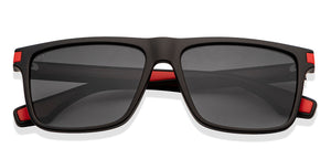 Black Wayfarer Full Rim Unisex Sunglasses by Vincent Chase Polarized-151048