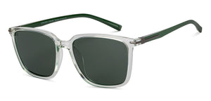 Transparent Wayfarer Full Rim Unisex Sunglasses by Vincent Chase Polarized-151056