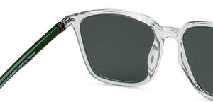 Transparent Wayfarer Full Rim Unisex Sunglasses by Vincent Chase Polarized-151056