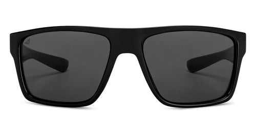 Black Wayfarer Full Rim Unisex Sunglasses by Vincent Chase-151512