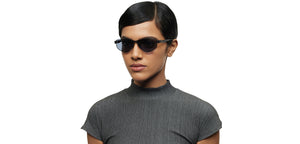 Black Geometric Full Rim Unisex Sunglasses by Lenskart STUDIO-213180