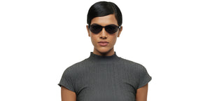 Black Geometric Full Rim Unisex Sunglasses by Lenskart STUDIO-213180