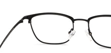 Load image into Gallery viewer, Black Rectangle Full Rim Unisex Eyeglasses by Lenskart Air-213107