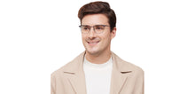 Load image into Gallery viewer, Black Rectangle Full Rim Unisex Eyeglasses by Lenskart Air-213107